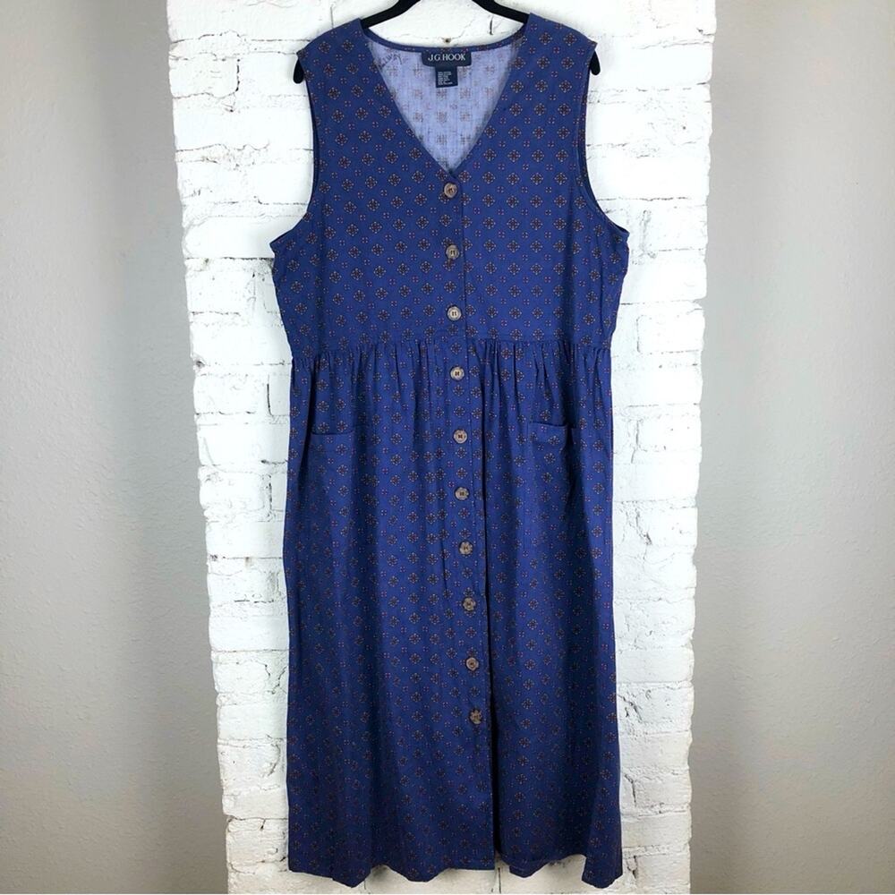Vintage J.G. Hook Sleeveless Dress